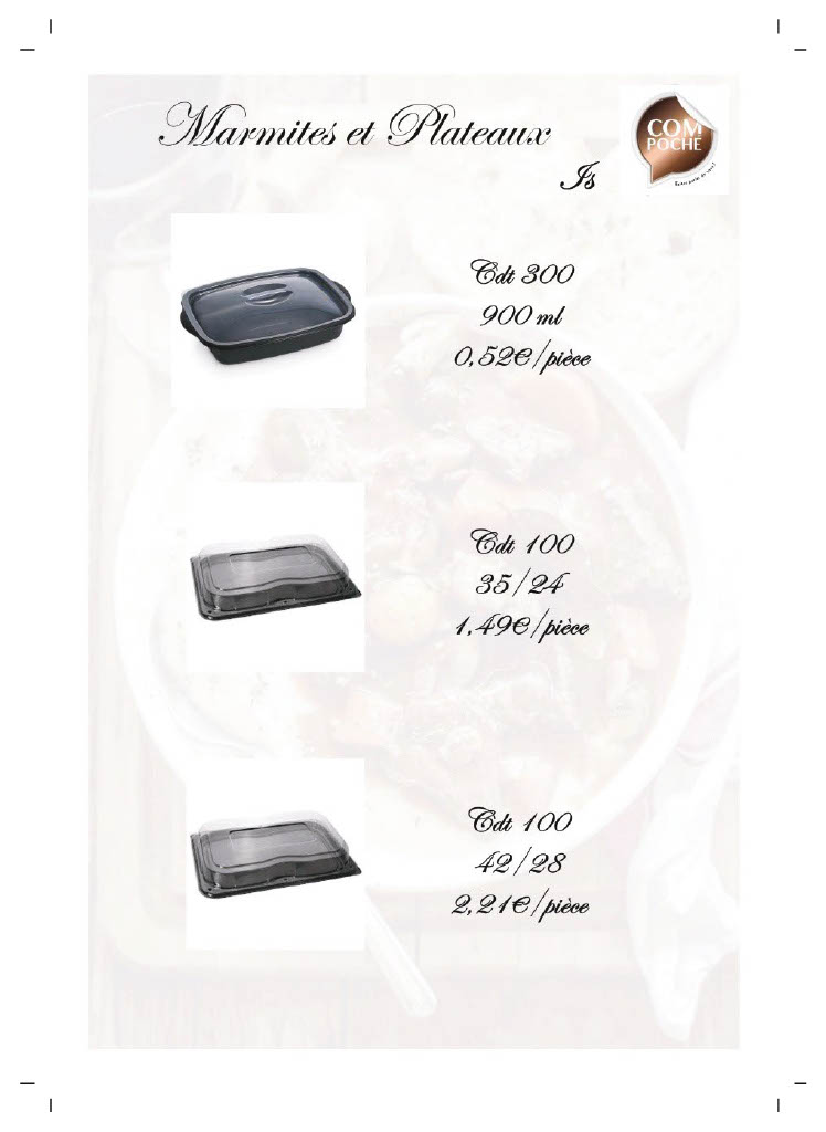 com-en-poche, plateaux rigides