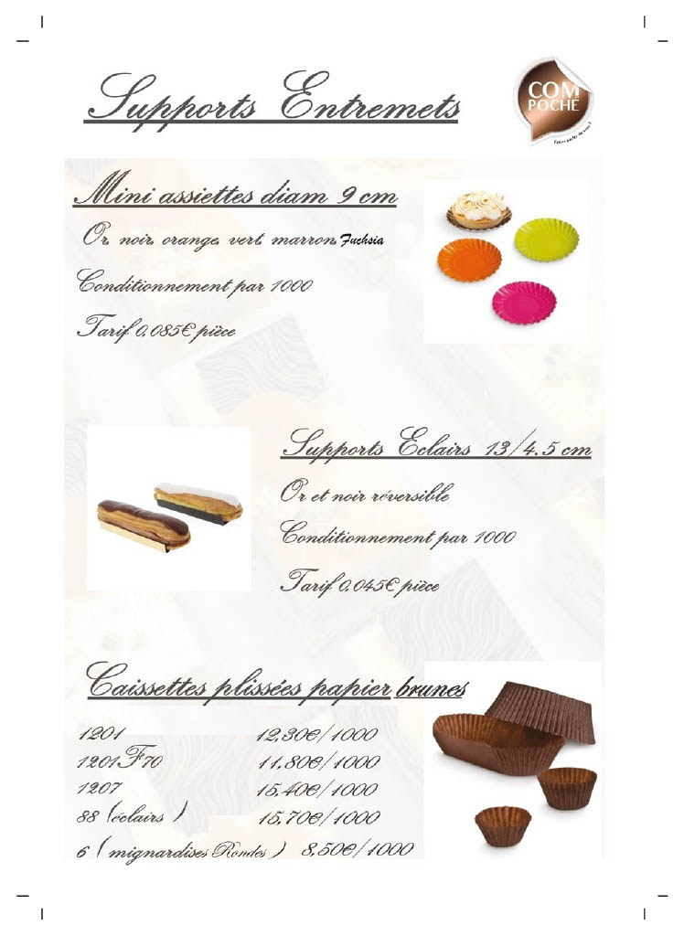 com-en-poche, supports entremets