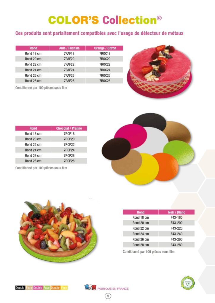 com-en-poche, disques or et colorés